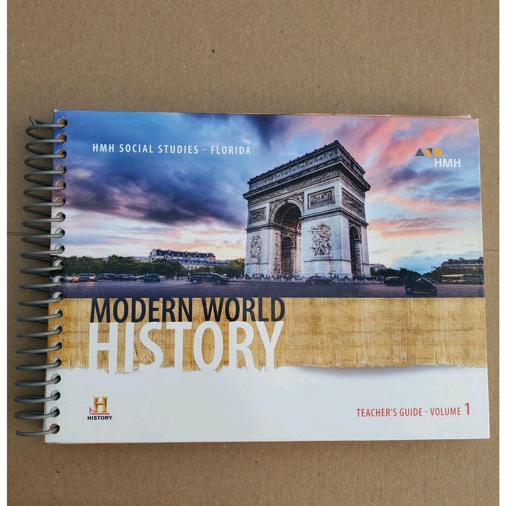 HMH Modern World History Teachers Guide Vol 1 Florida 2018 Social Studies Spiral